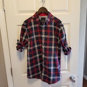 Sperry long sleeve plaid shirt